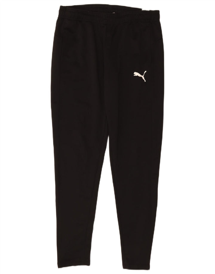 Pantaloni da tuta da uomo Puma Large neri in poliestere