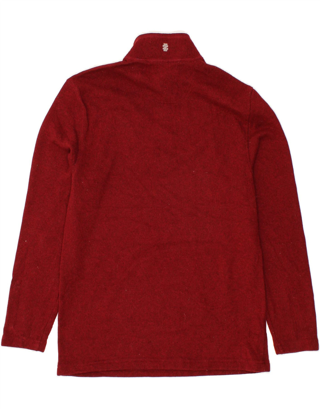 IZOD Mens Zip Neck Fleece Jumper Large Red Polyester Vintage Izod and Second-Hand Izod from Messina Hembry 