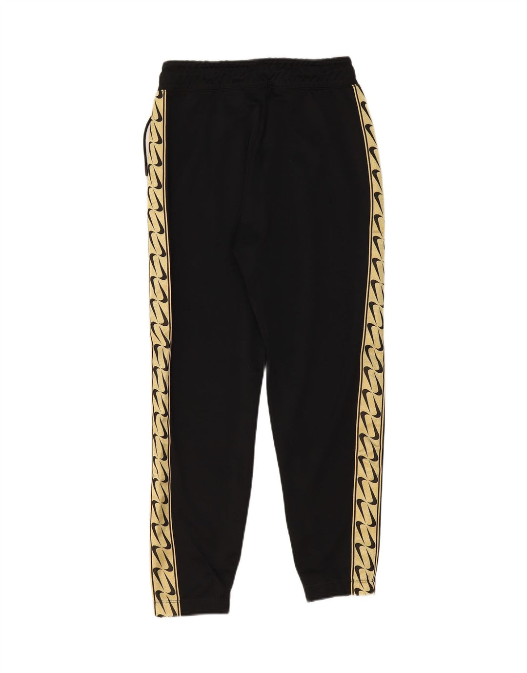 NIKE Mens Graphic Tracksuit Trousers Joggers Small  Black Polyester