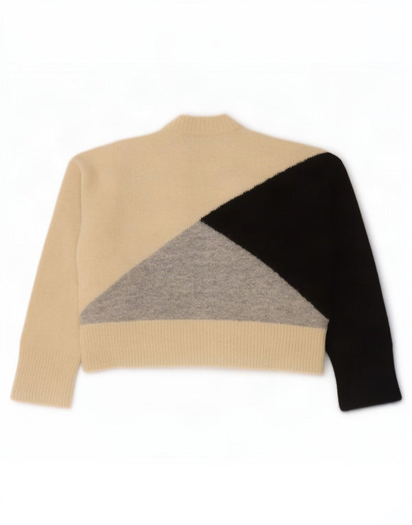 Sweter damski Zara z golfem UK 14 w kolorze średniego beżu