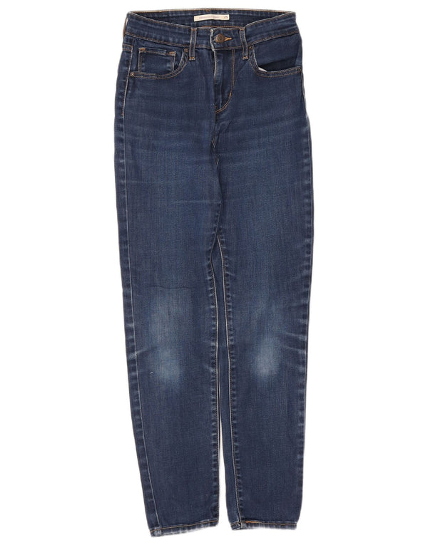 Jeans skinny a vita alta Levi's 721 da donna W25 L27 cotone blu