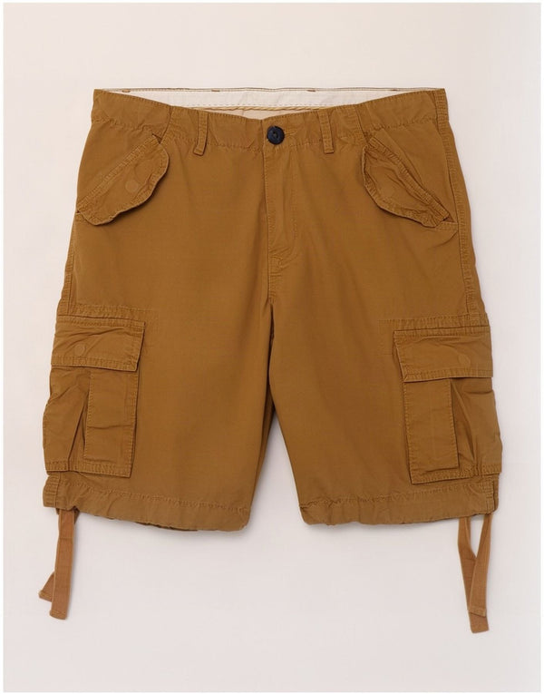 Pantaloncini cargo da uomo Airwalk piccoli W34 in cotone beige
