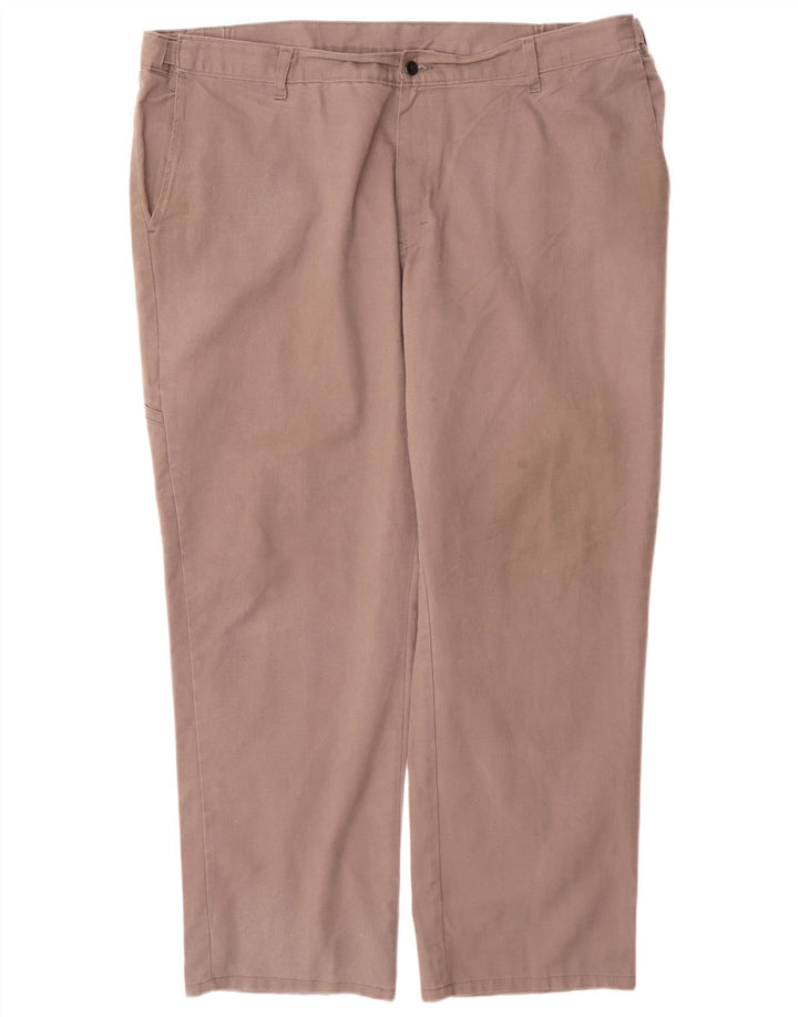 Calças Dickies Mens Straight Cargo W40 L30 Cinza Poliéster