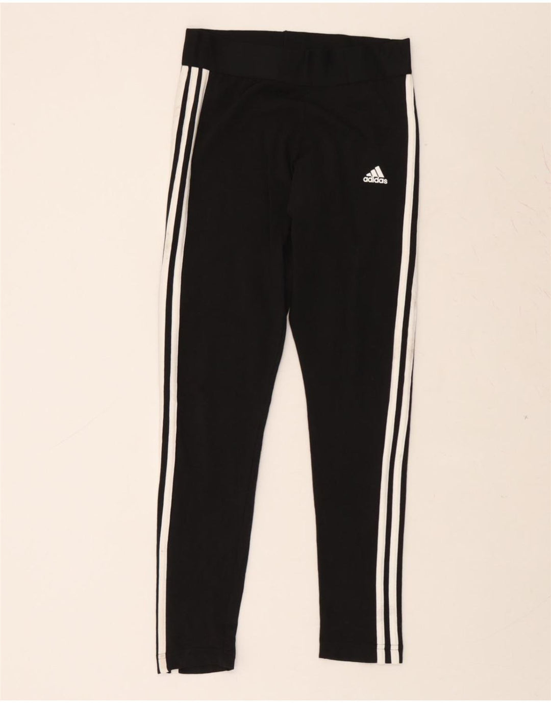 ADIDAS Womens Leggings UK 8/10 Small  Black Vintage Adidas and Second-Hand Adidas from Messina Hembry 