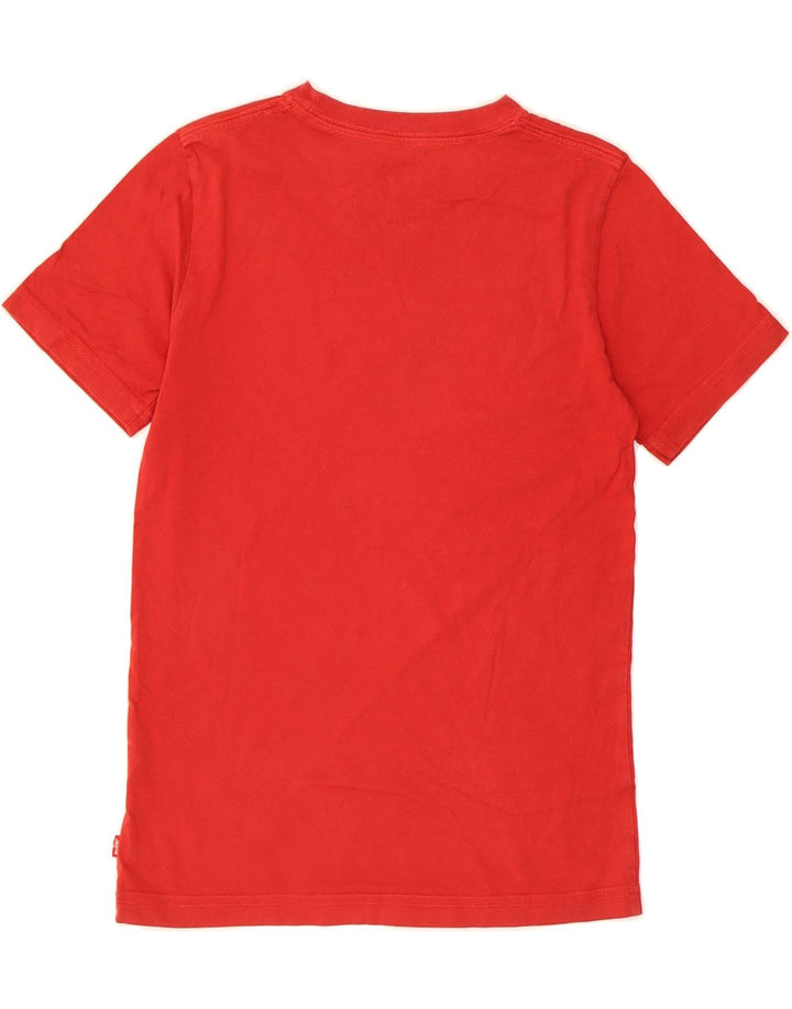 LEVI'S Boys Graphic T-Shirt Top 11-12 Years Red Vintage Levi's and Second-Hand Levi's from Messina Hembry 