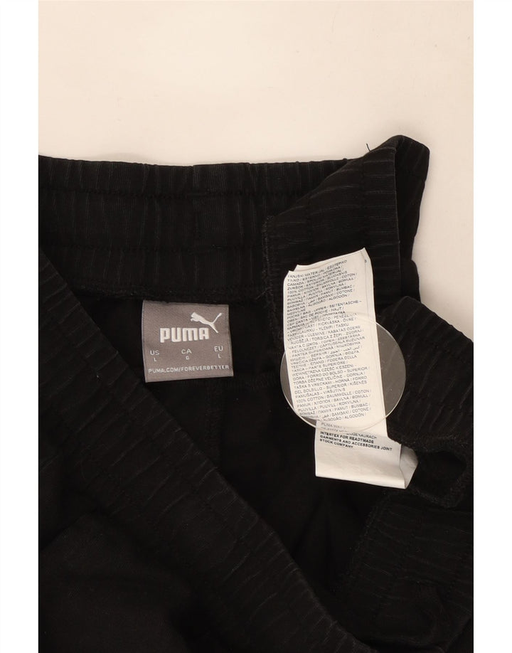 Puma Mens Sport Shorts Large  Black Cotton