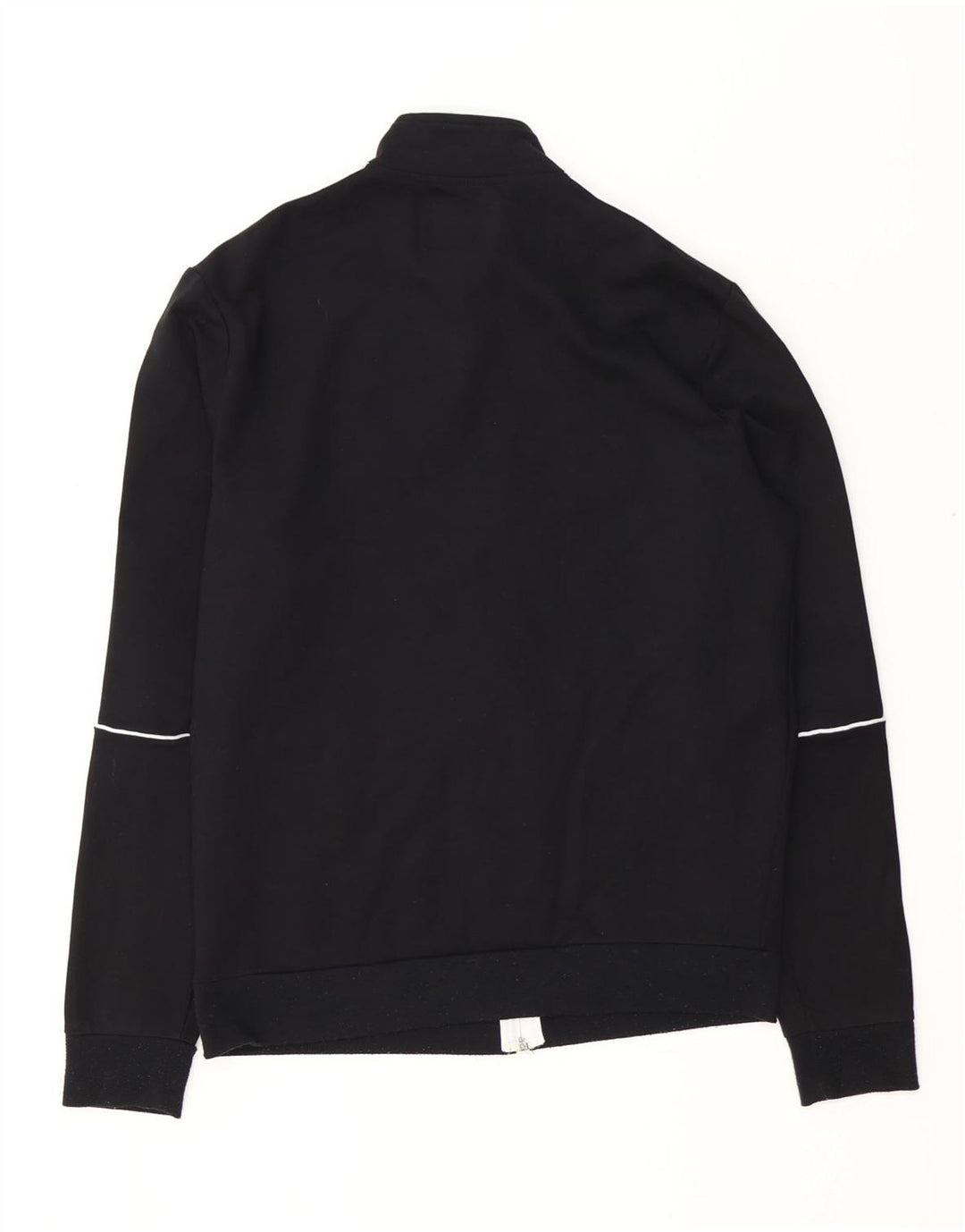 GUESS Mens Graphic Tracksuit Top Jacket Small Black Colourblock Rayon