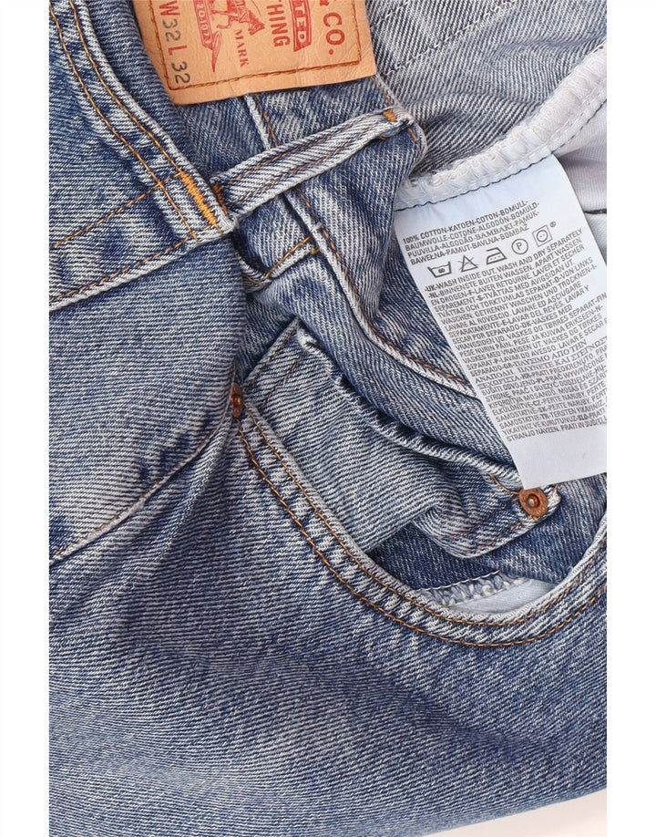 Levi's Mens 582 Straight Jeans W32 L28 Blue Cotton