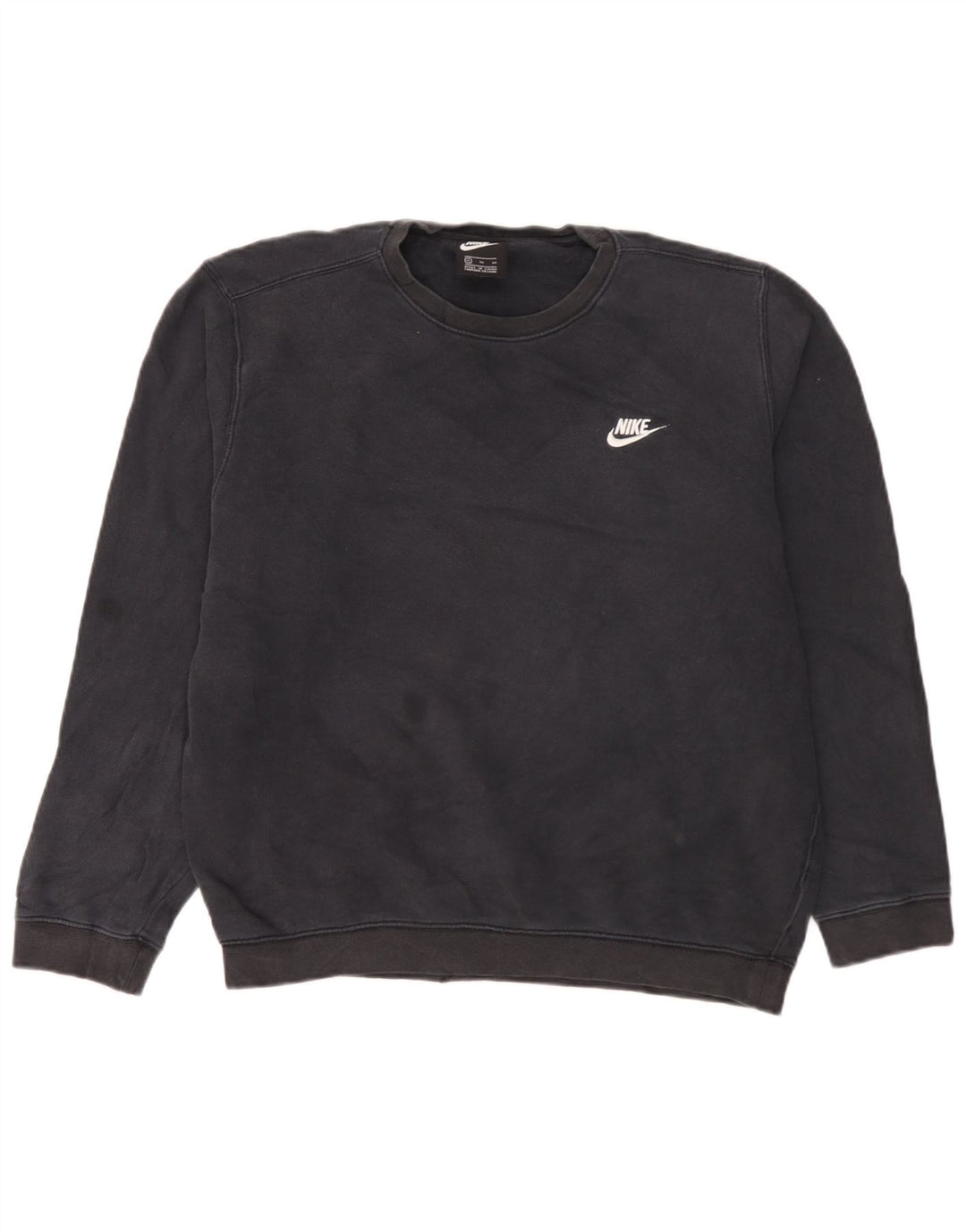 Nike Mens Sweatshirt Jumper XL Black Cotton