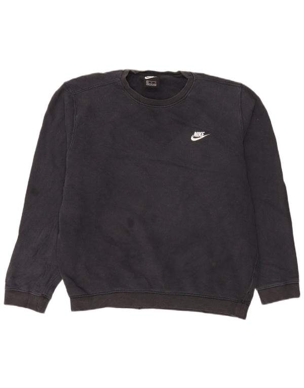 Nike Mens Sweatshirt Jumper XL Black Cotton