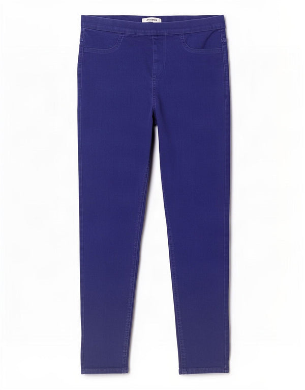 Marks & Spencer Damen Jegging-Jeans UK 12 Medium W30 L28 Marineblaue Baumwolle