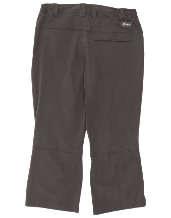 Damskie, krótkie spodnie turystyczne Berghaus UK 14 Large W34 L25 Szary poliamid