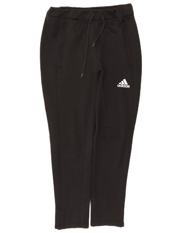 Adidas Damen Aeroready Trainingshose UK 10 Small Schwarz