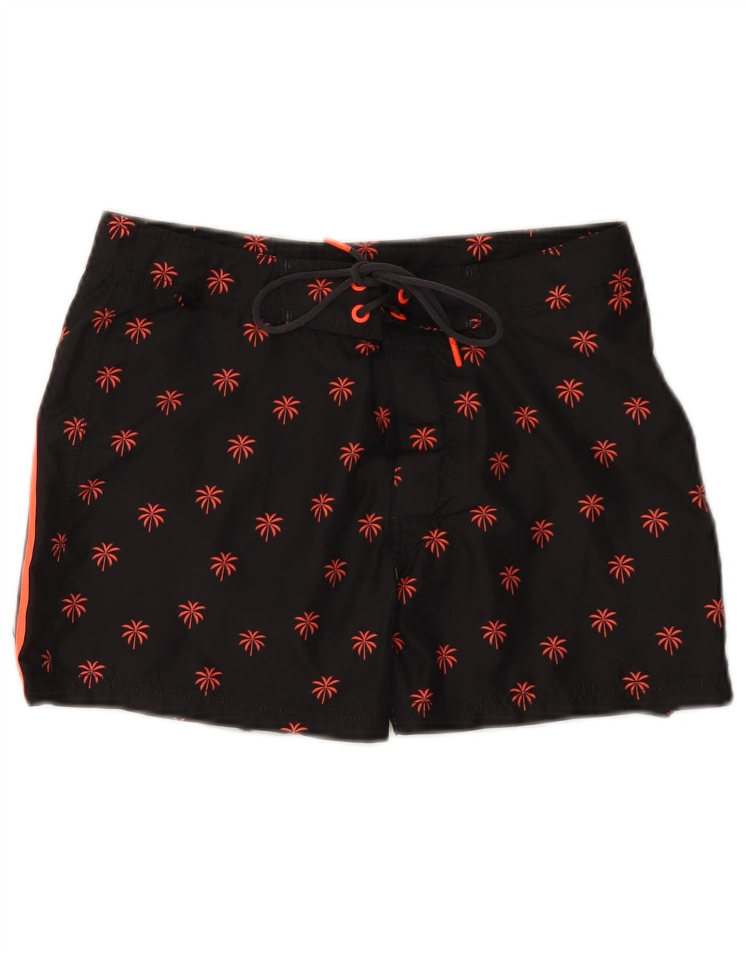 Sundek Mens Swimming Shorts Medium Black Floral Polyester