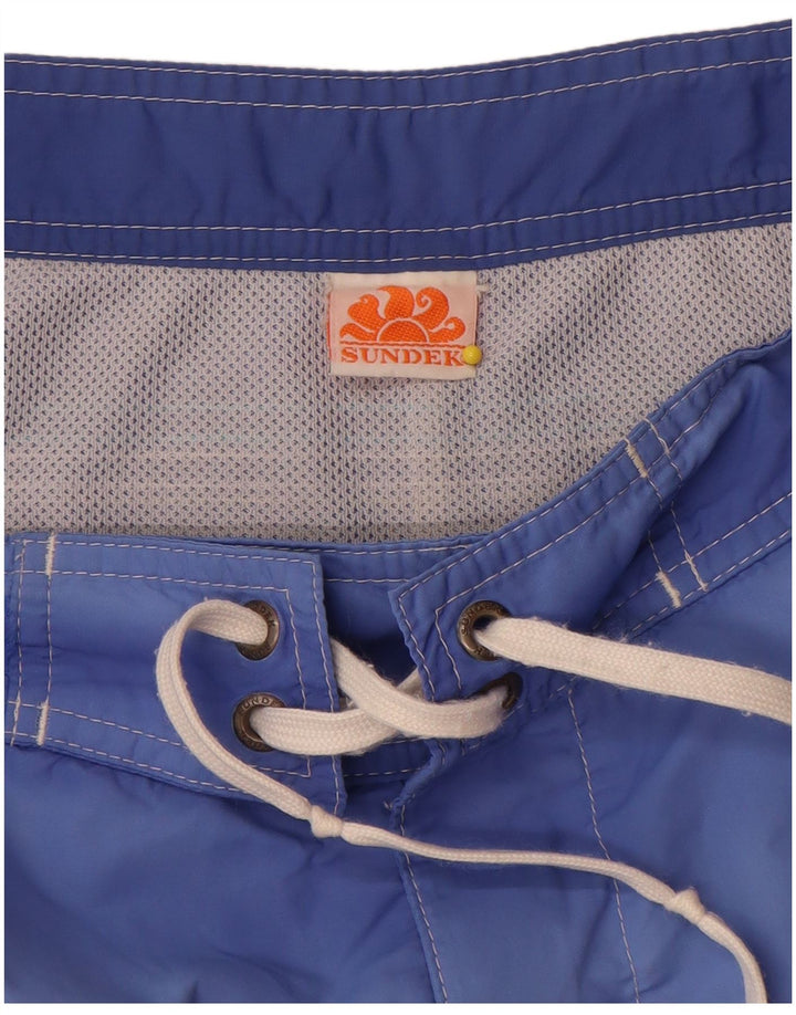 Pantaloncini da bagno da uomo Sundek blu medio