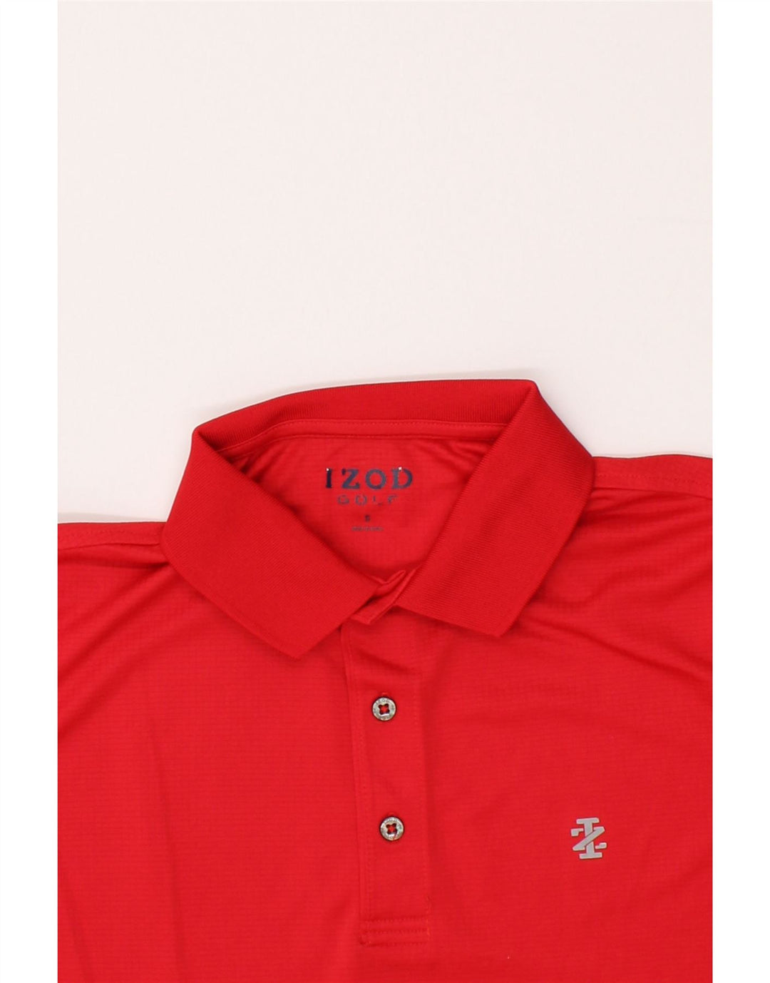 IZOD Mens Polo Shirt Small Red Polyester Vintage Izod and Second-Hand Izod from Messina Hembry 