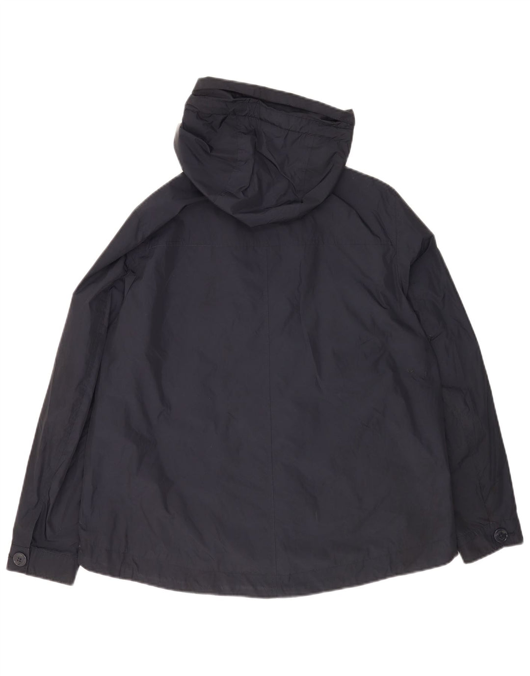 Giubbotto bomber oversize con cappuccio da donna Massimo Dutti UK 14 medio blu navy