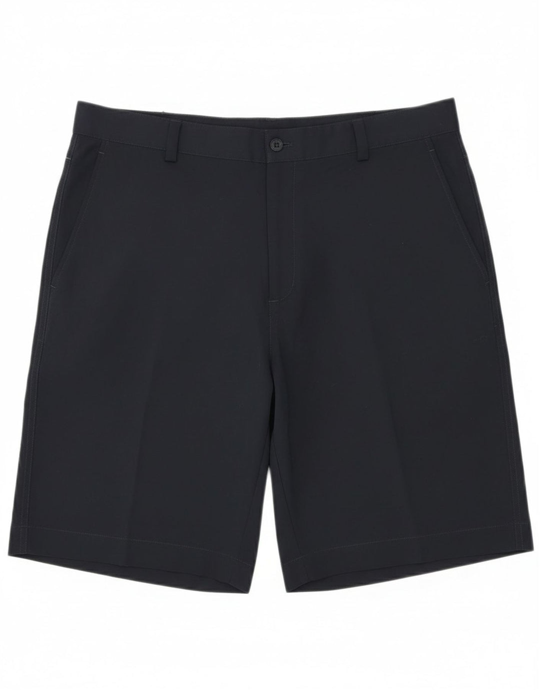 Nike Mens Dri Fit Chino Shorts W36 Large Navy Blue Polyester