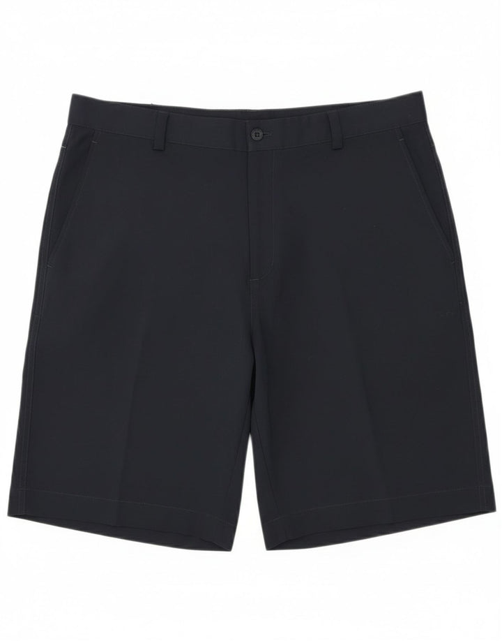 Nike Mens Dri Fit Chino Shorts W36 Large Navy Blue Polyester