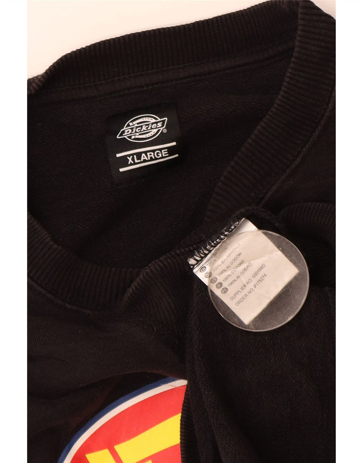 Dickies Sweat-Shirt Graphique Homme XL Noir Coton