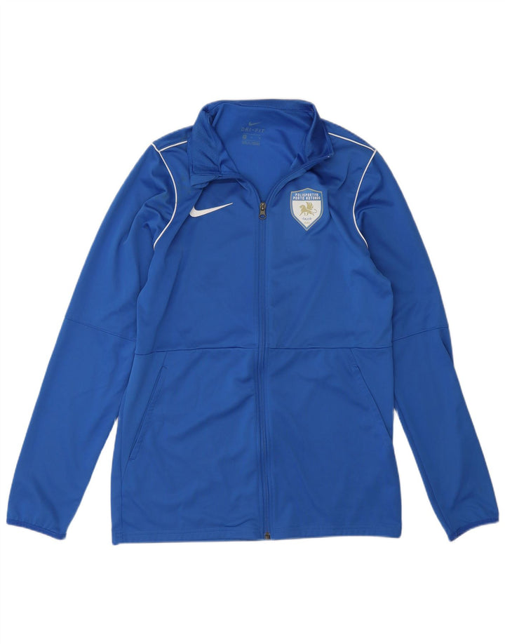 Nike grafisk træningsdragt topjakke til kvinder Medium Blue Polyester Sports