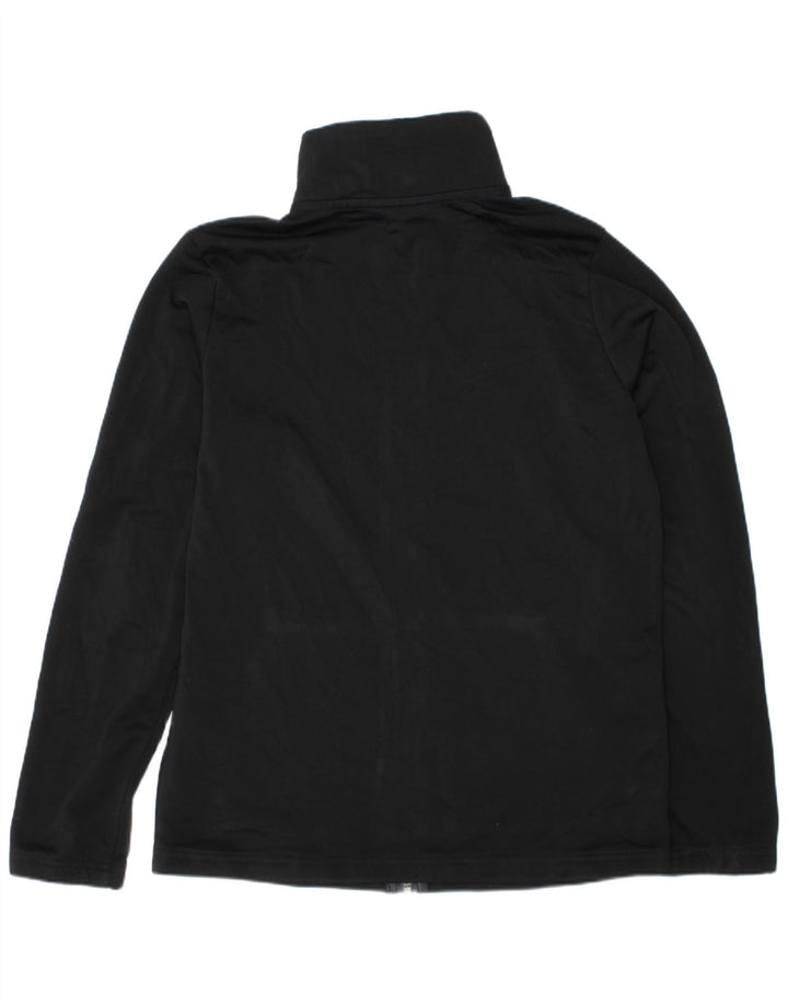 Nike Boys Tracksuit Top Jacket 10-11 Years Medium Black Polyester