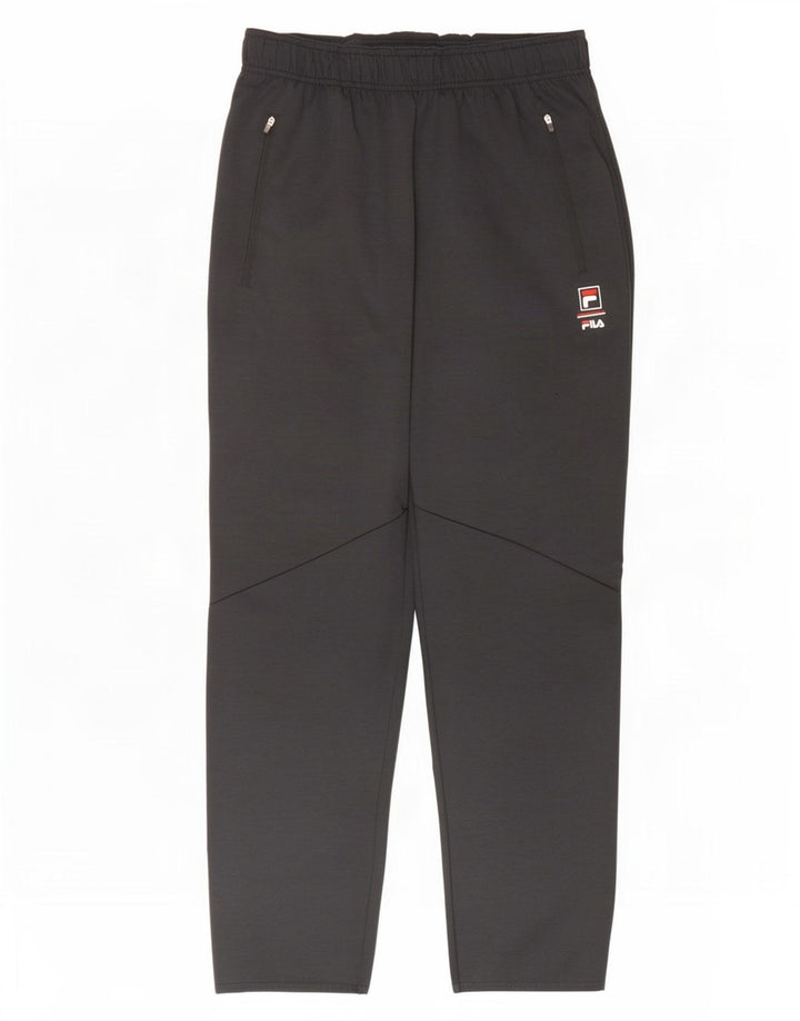 Pantaloni da tuta da uomo Fila Small in poliestere grigio