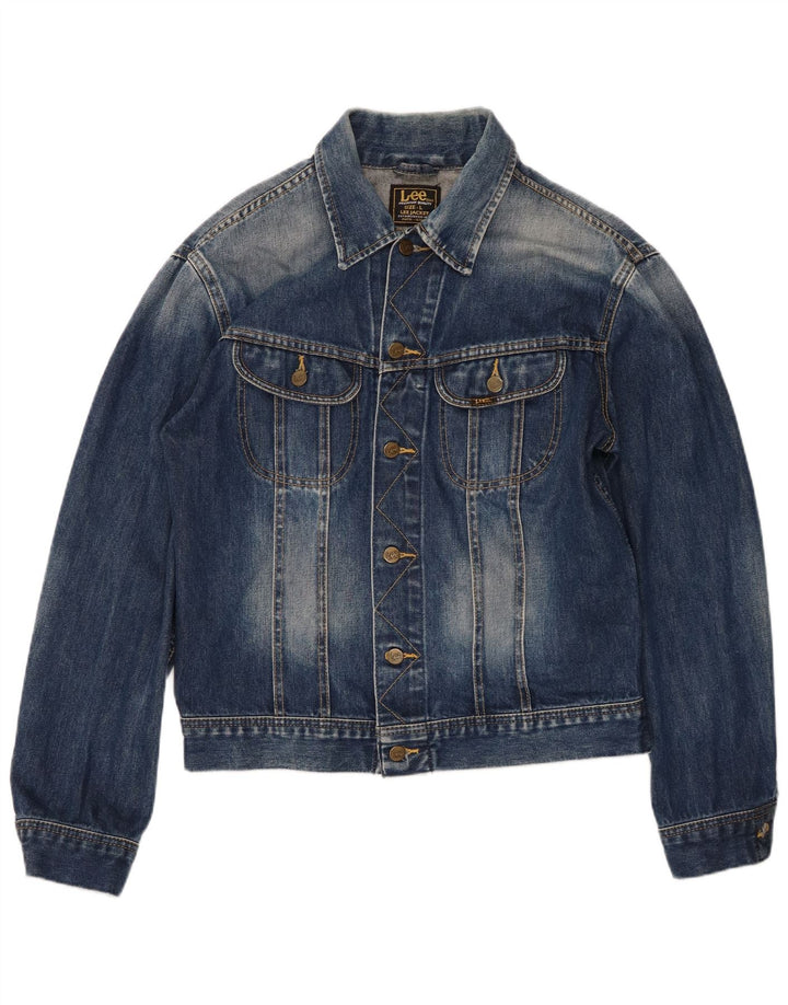 Lee Mens Denim Jacket UK 40 Large Blue Cotton