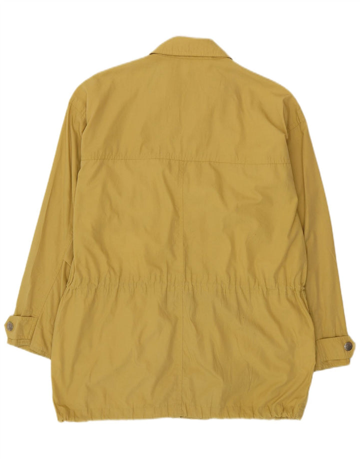BRUGI Mens Loose Fit Utility Jacket UK 38 Medium Yellow Polyester