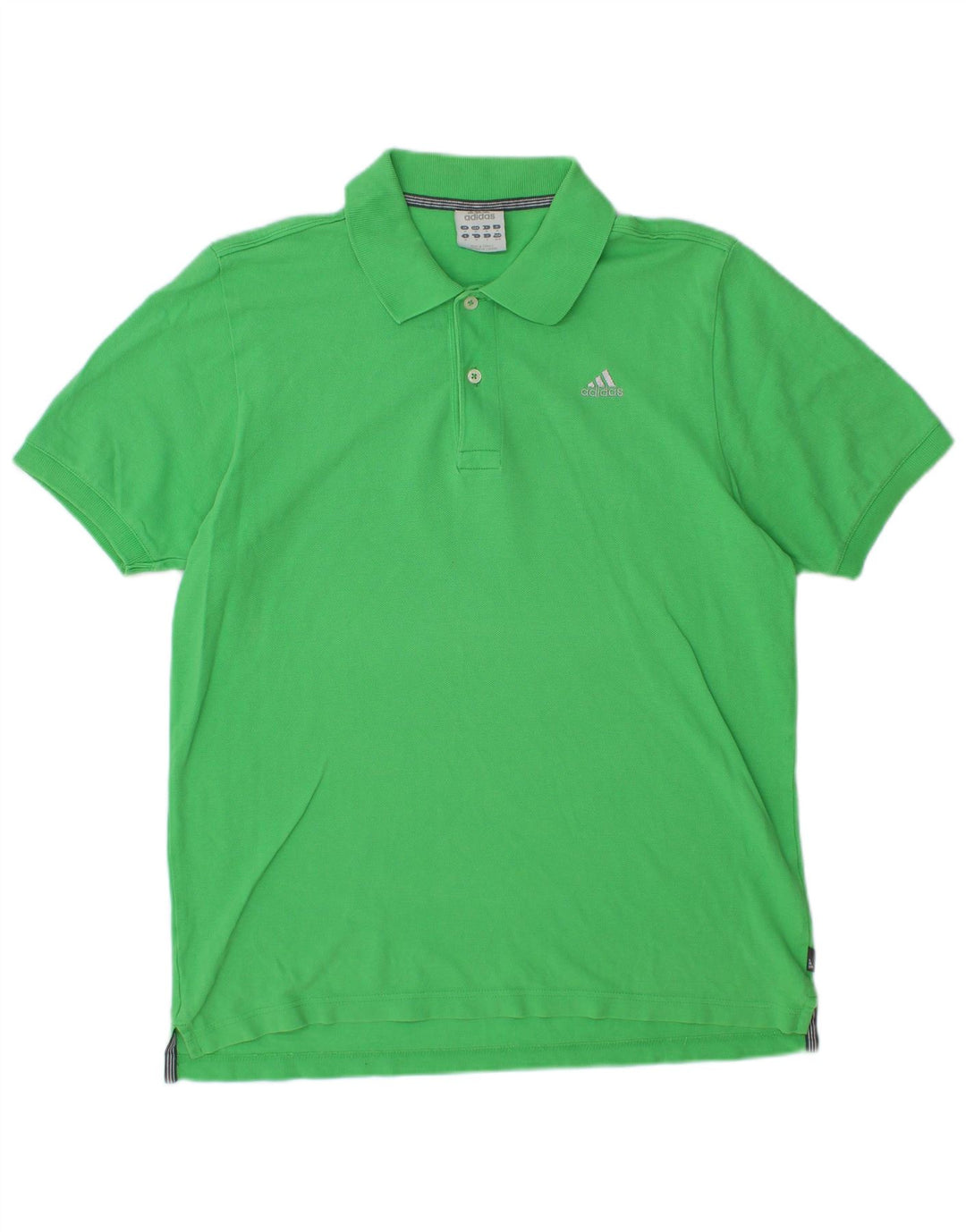 ADIDAS Poloshirt til mænd Medium Grøn Bomuld