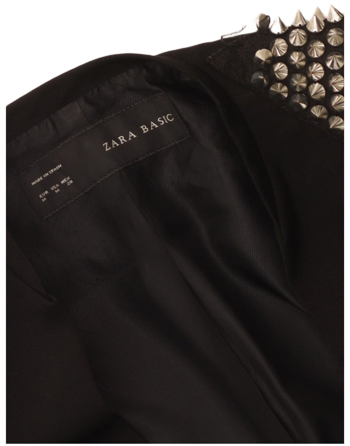 Giacca blazer aperta da donna Zara UK 12 media nera