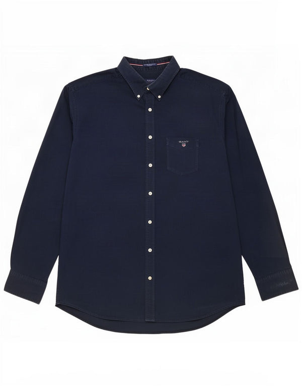 Cămașă pentru bărbați Gant Mărimea 43/44 17 1/2 XL Bumbac bleumarin