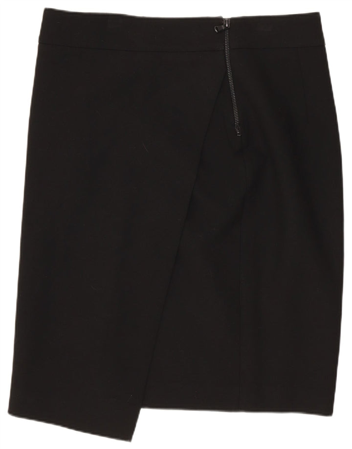 Gonna a tubino da donna ZARA grande W32 nera in poliestere