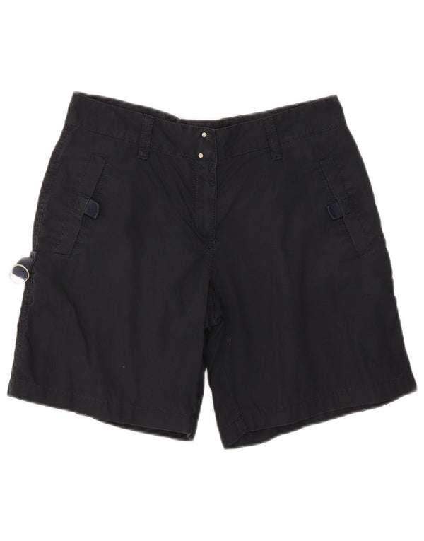 North Sails Womens Cargo Shorts IT 42 Medium W30  Black Cotton