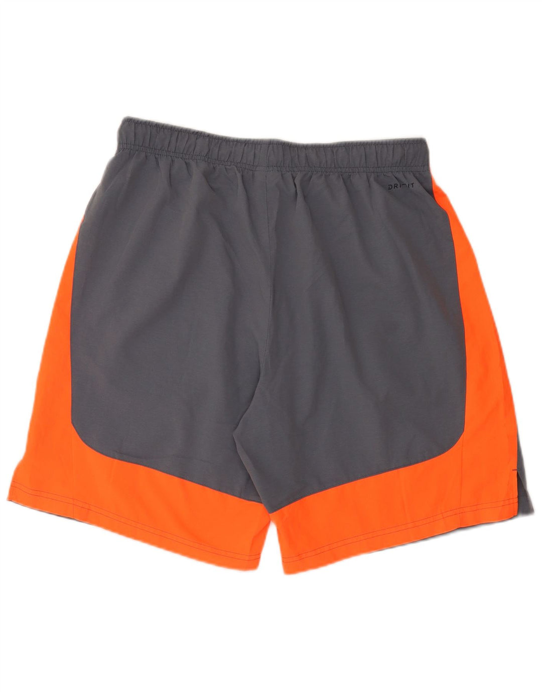 Pantaloncini sportivi Nike Dri Fit da uomo, grandi, in poliestere color block grigio