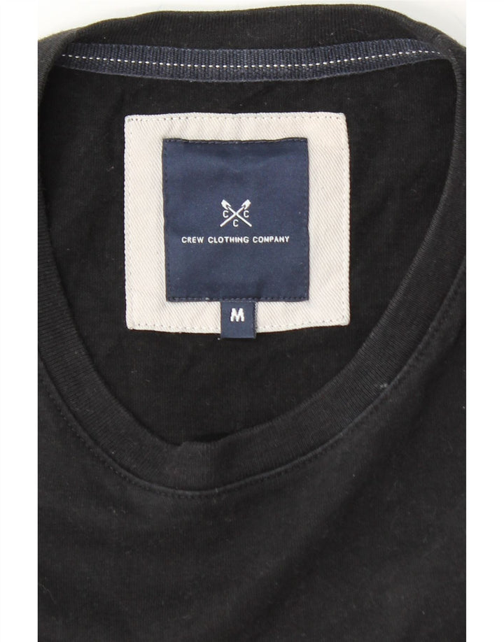 CREW CLOTHING Mens T-Shirt Top Medium Black