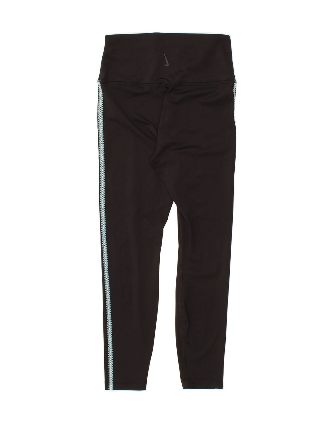 NIKE Womens Dri Fit Leggings UK 12 Medium  Black Vintage Nike and Second-Hand Nike from Messina Hembry 