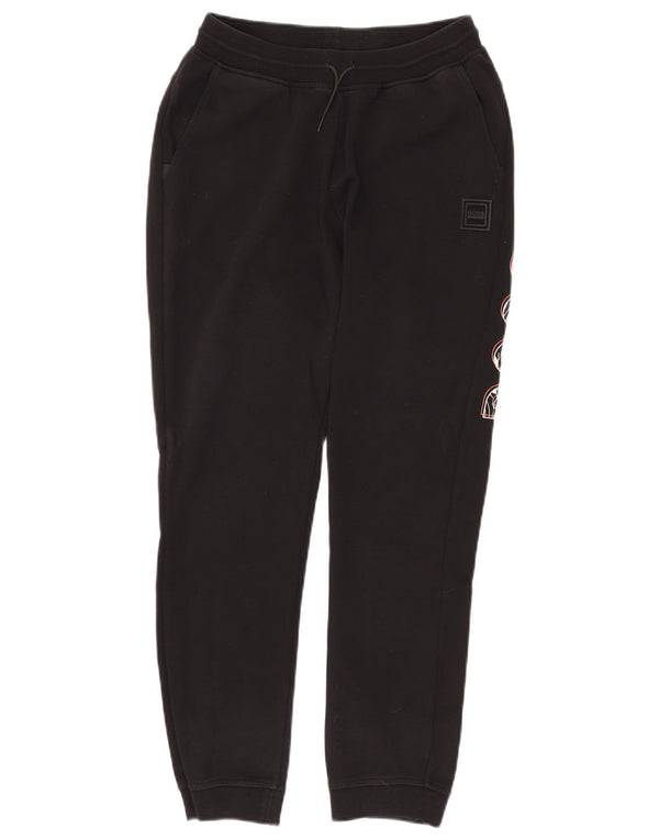 Hugo Boss Jungen-Trainingsanzug mit Grafik, Jogginghose, 13–14 Jahre, schwarze Baumwolle