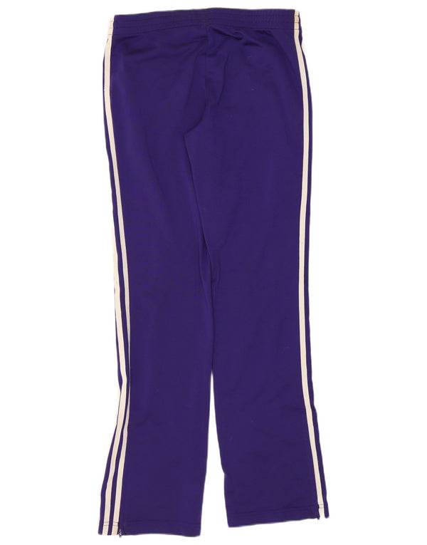 Adidas Damen Trainingshose EU 34 XS Lila Polyester