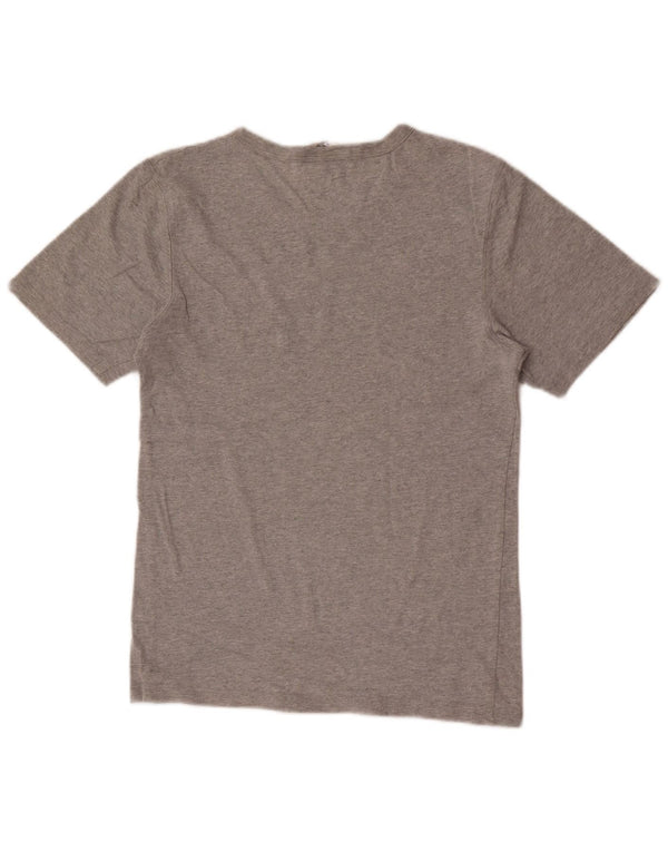 Champion Womens Heritage T-Shirt Top UK 6 XS Grå Bomuld