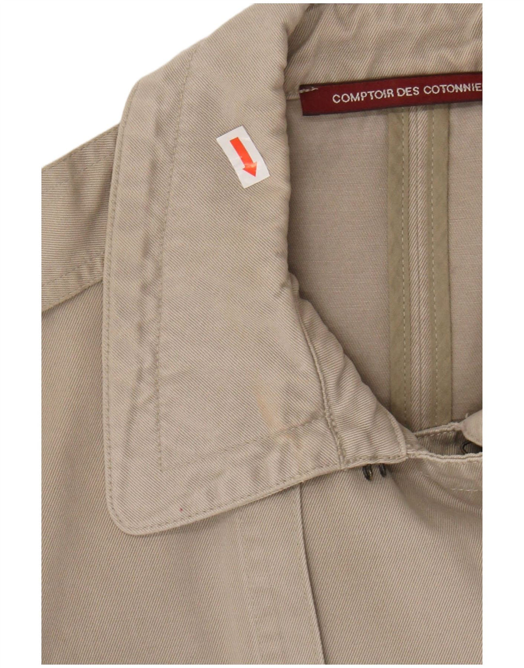 COMPTOIR DES COTONNIERS Womens Trench Coat EU 38 Medium Grey Cotton