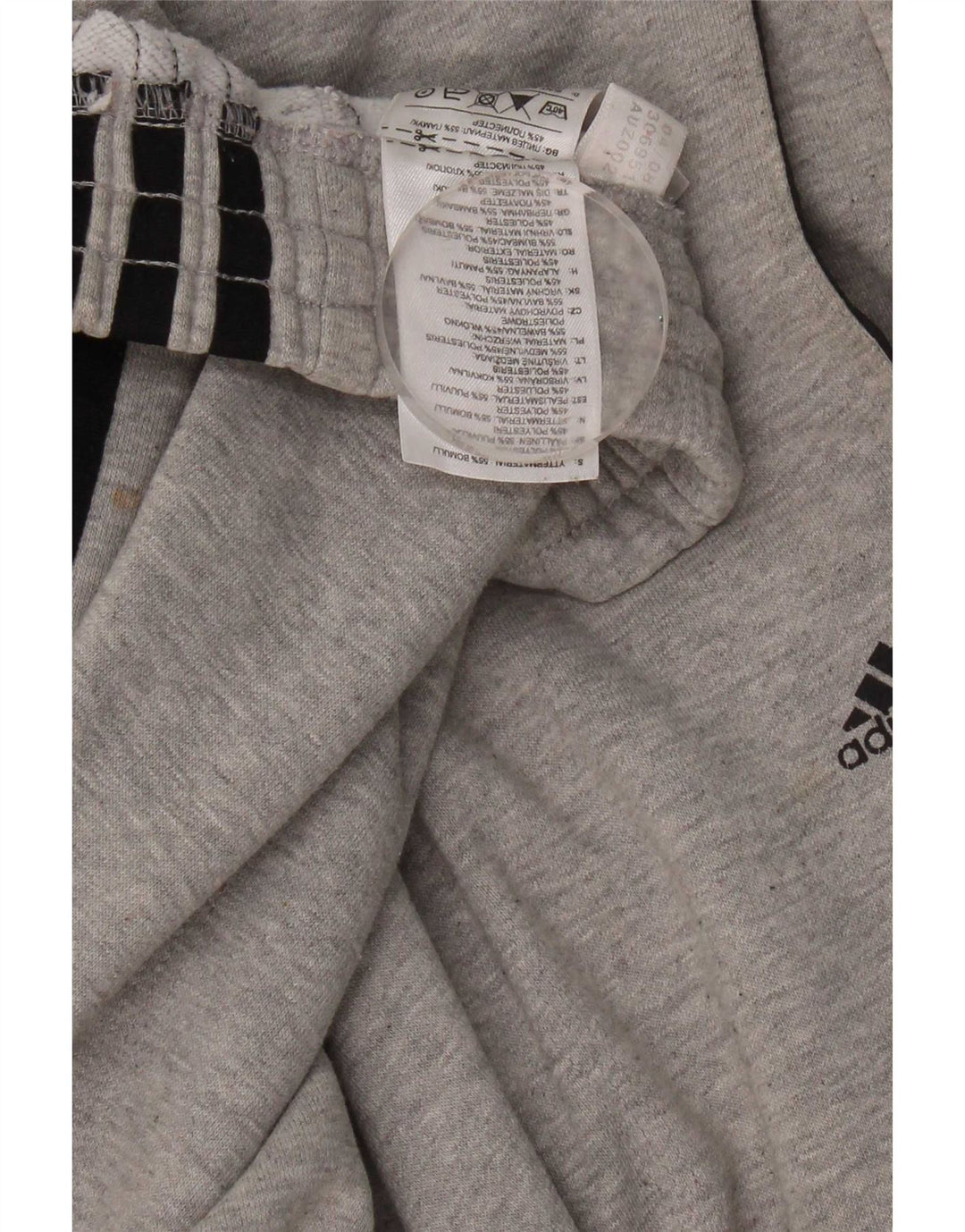 Adidas Mens Tracksuit Trousers 2XL  Grey Cotton