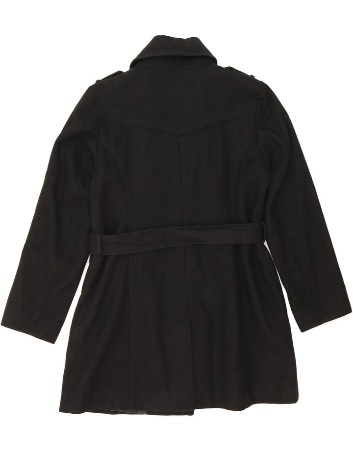 MICHAEL KORS Womens Military Overcoat UK 16 Large Black Wool Vintage Michael Kors and Second-Hand Michael Kors from Messina Hembry 