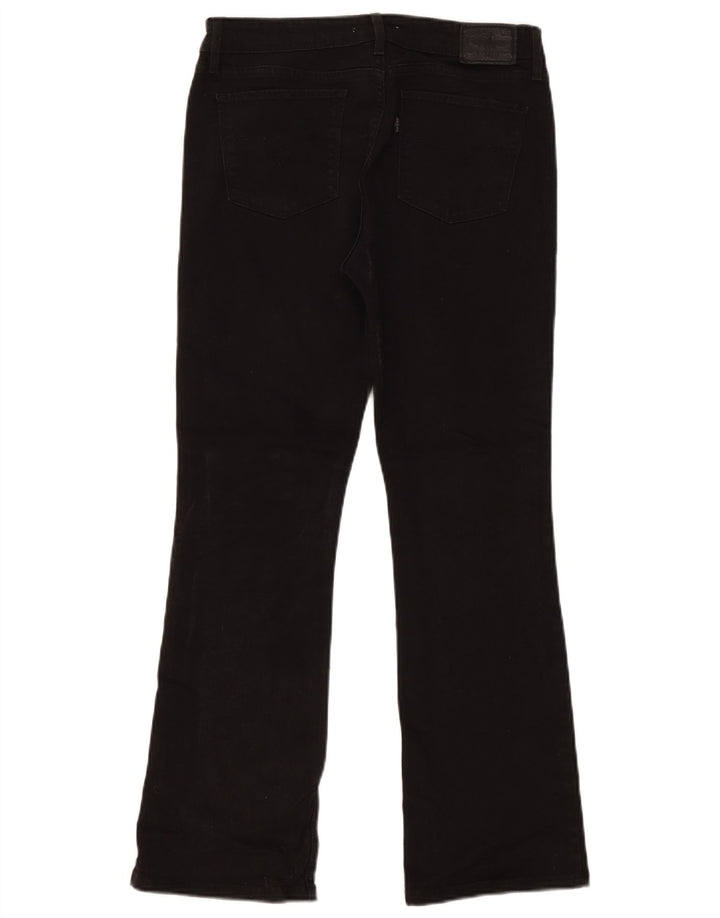 Calça jeans feminina Levi's 715 Bootcut W29 L29 algodão preto