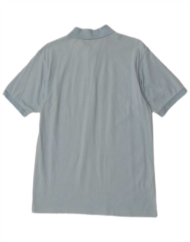 Fred Perry Mens Polo Shirt Medium Blue Cotton