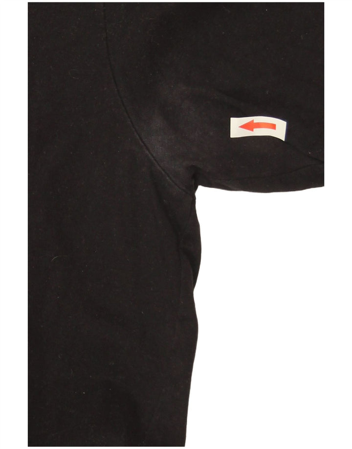 Ellesse Herre Grafisk T-Shirt Top Medium Sort