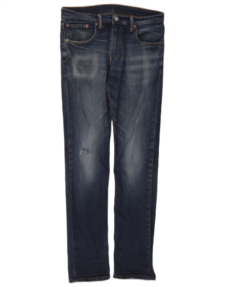 Levi's Mens Distressed Skinny Jeans W32 L34 Blue