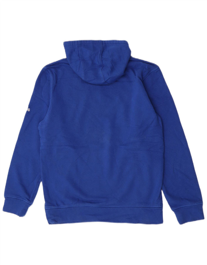 Adidas Mens Wolverines Graphic Hoodie Jumper Small Blue
