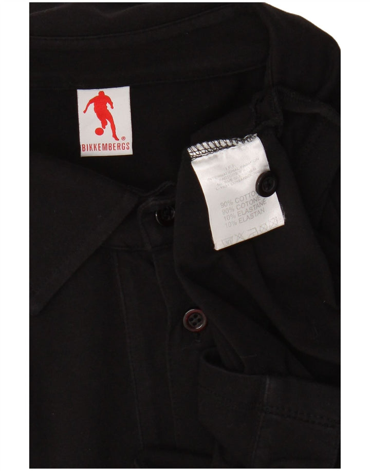 Bikkembergs Mens Shirt Large Black Cotton
