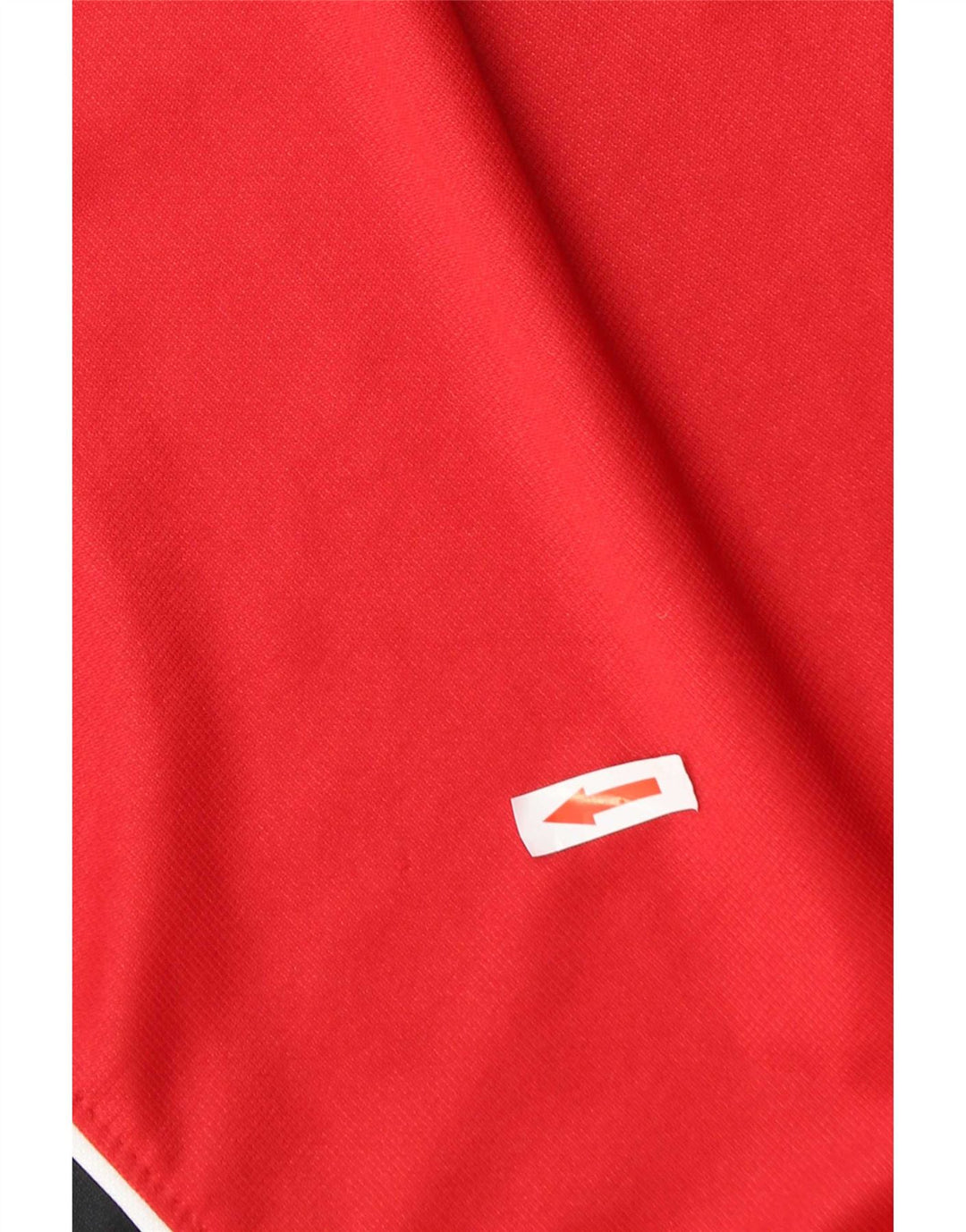 Nike Mens Top Long Sleeve UK 42/44 Large Red Colourblock Polyester